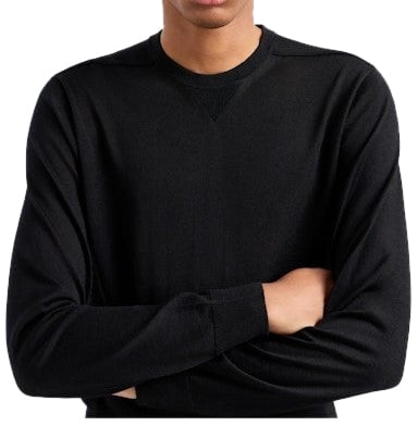 Emporio Armani Sweaters Black Zwart