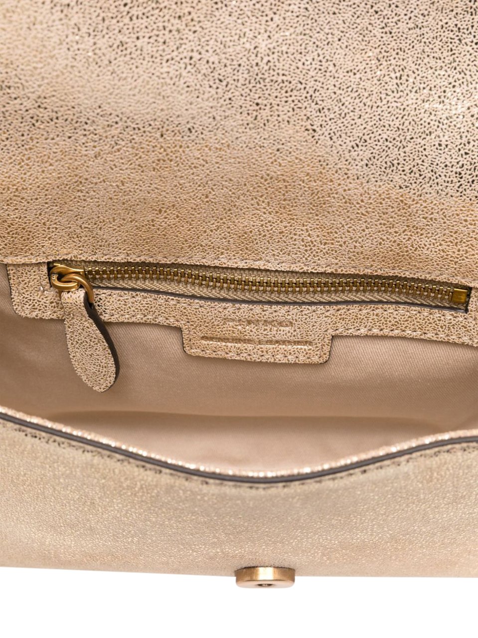 Pinko Borsa Love One Mini Slouchy Goud