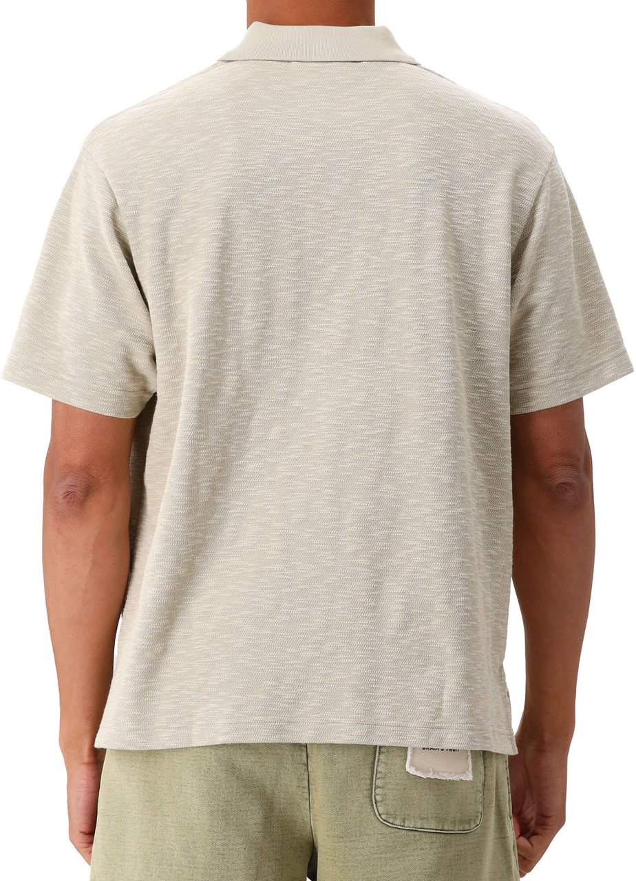ØLÅF ØlÅf Slub Polo Polos Lichtgroen M210107 Groen