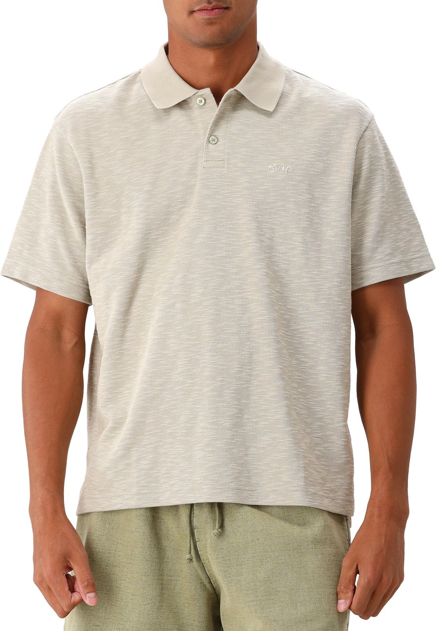 ØLÅF ØlÅf Slub Polo Polos Lichtgroen M210107 Groen