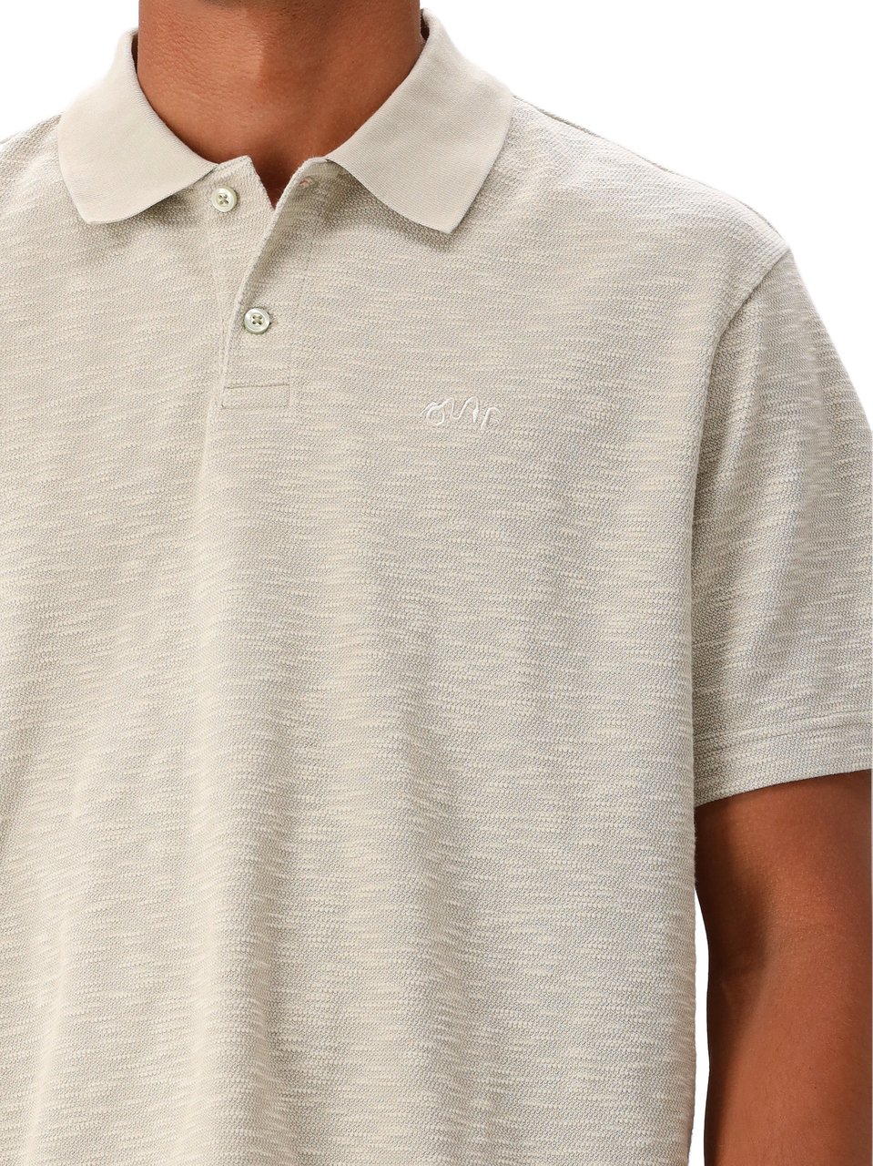 ØLÅF ØlÅf Slub Polo Polos Lichtgroen M210107 Groen
