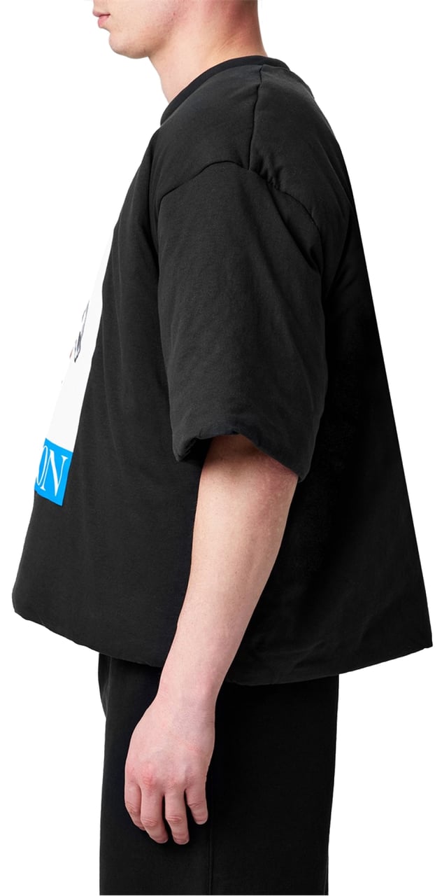 Heron Preston Heron Bird Painted Logo Padded T-shirt Zwart