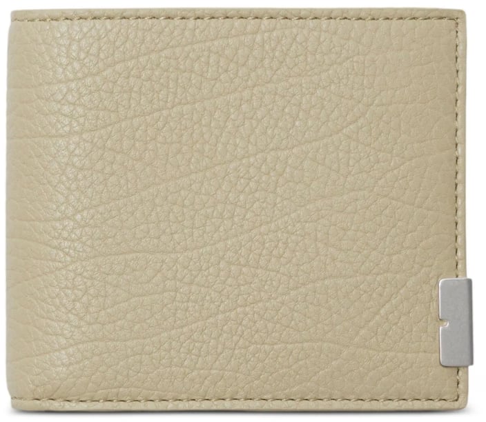 Burberry Logo Plaque Bifold Wallet Groen