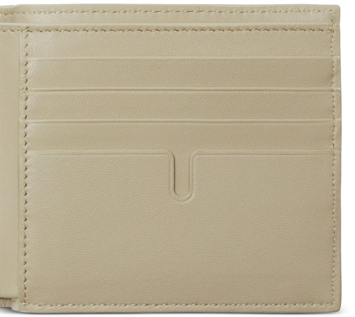 Burberry Logo Plaque Bifold Wallet Groen