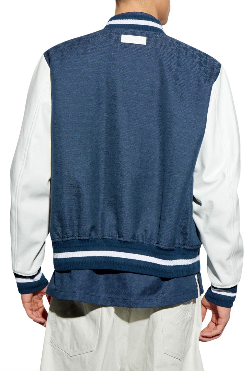 Givenchy Heren Bomber Blauw/Wit Blauw