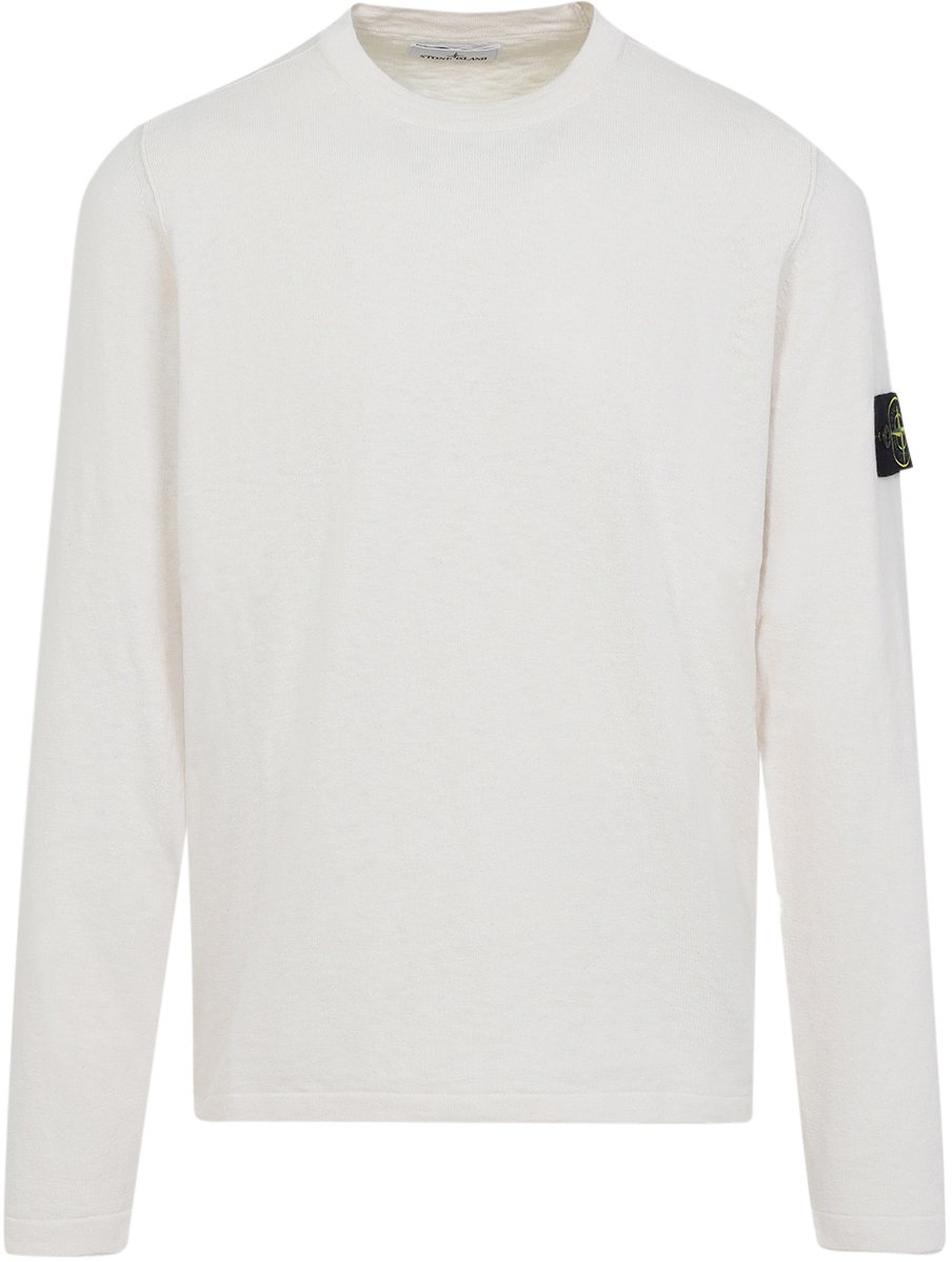 Stone Island Sweaters Ivory Wit
