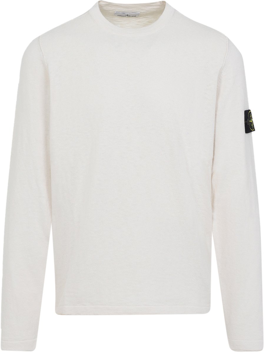 Stone Island Sweaters Ivory Wit