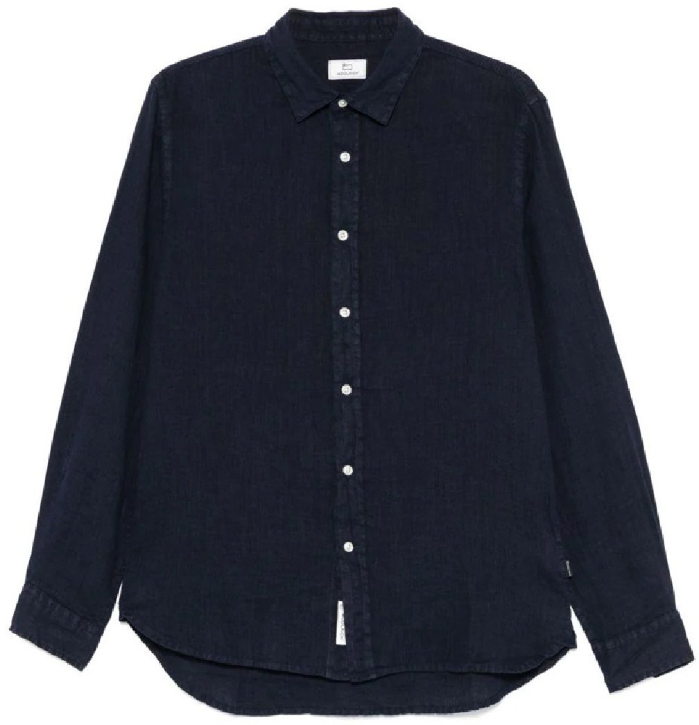 Woolrich Shirts Blue Blauw