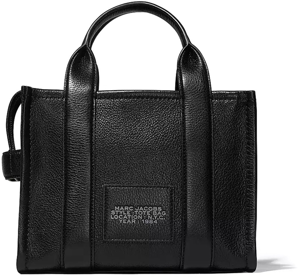 Marc Jacobs The Small Tote Leather Nero Zwart