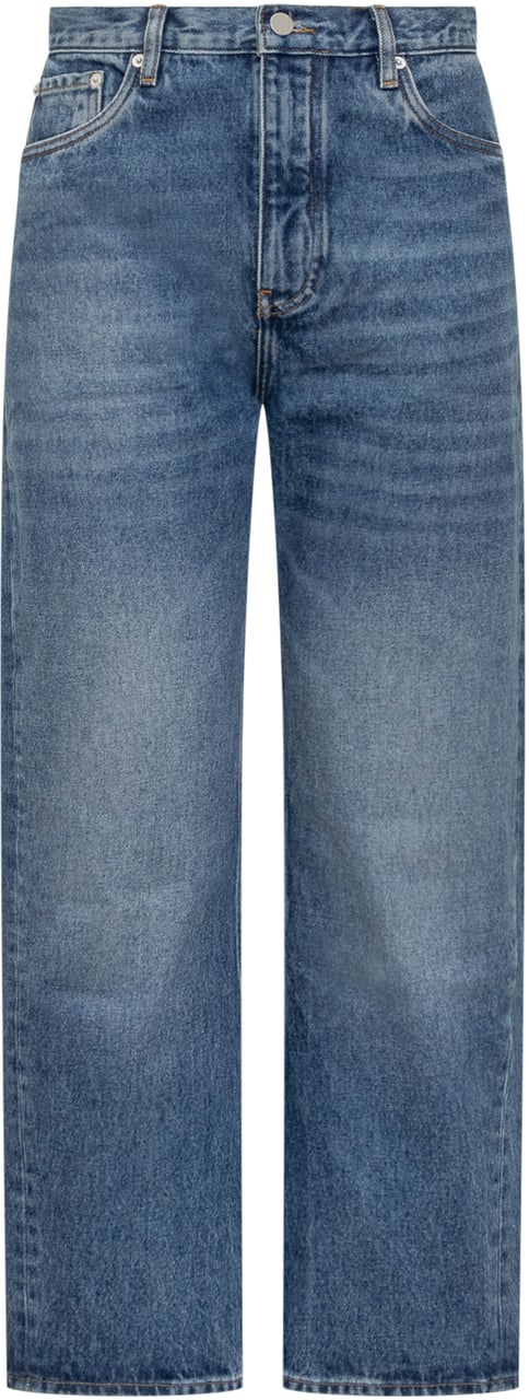 Studio Nicholson Pantaloni con Cuciture a Gamba Larga Blauw