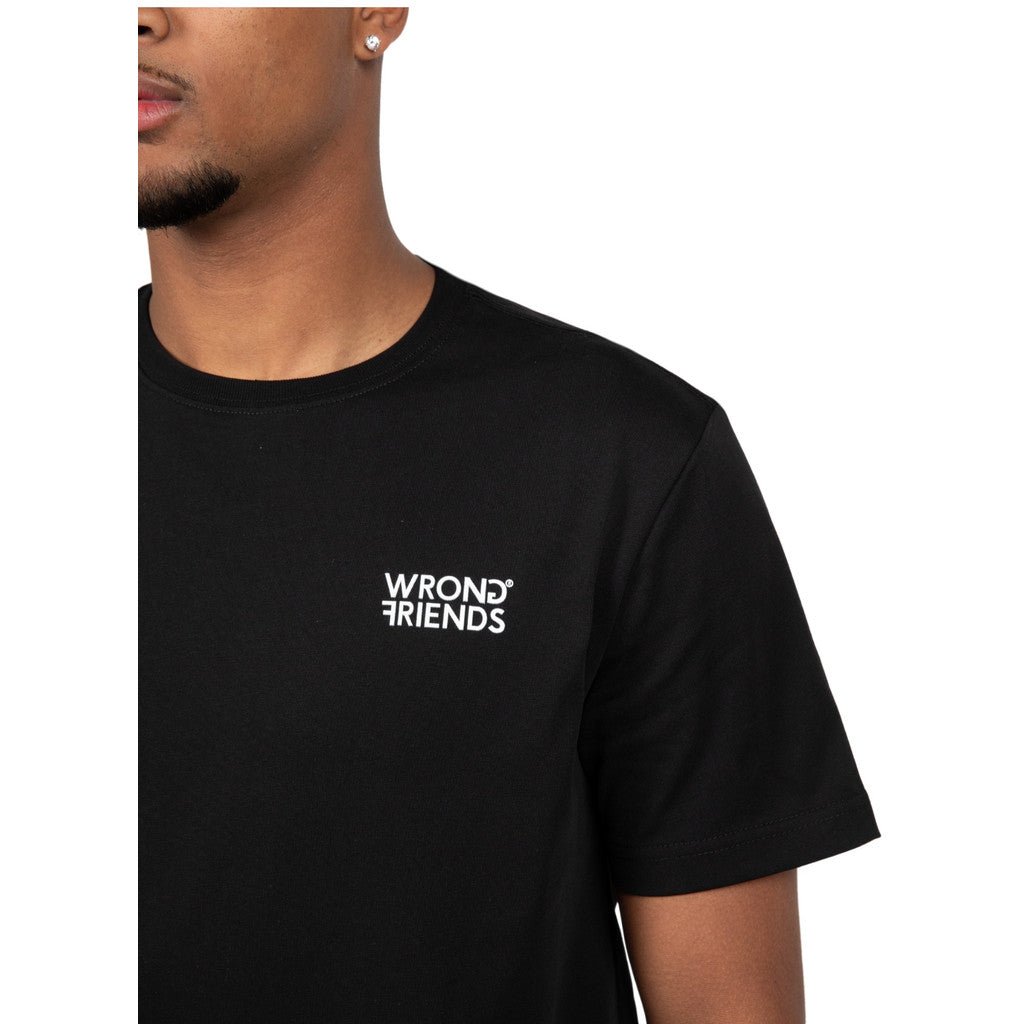 Wrong Friends VERONA T-SHIRT - BLACK Zwart