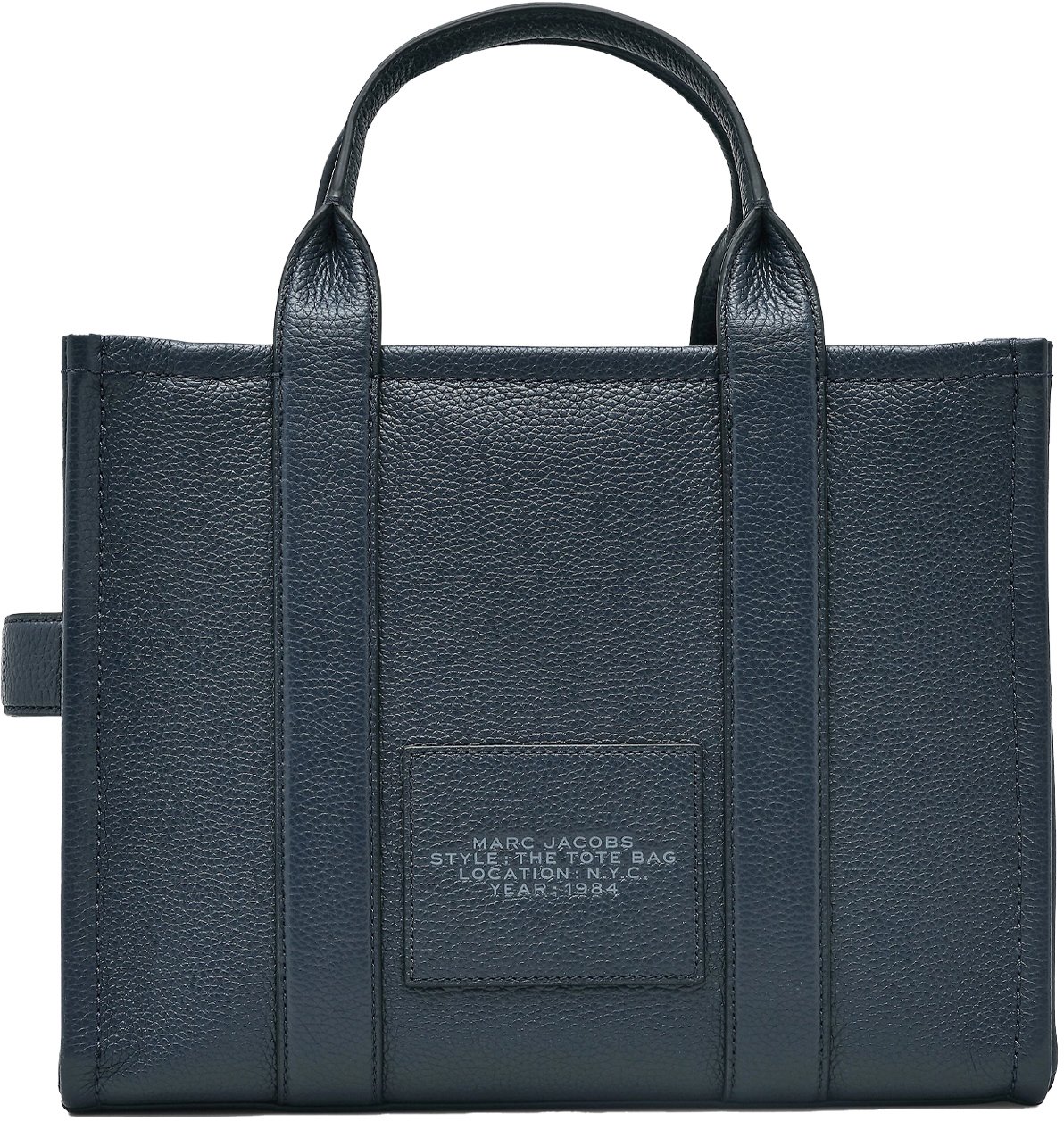 Marc Jacobs The Medium Tote Leather Blue Sea Blauw