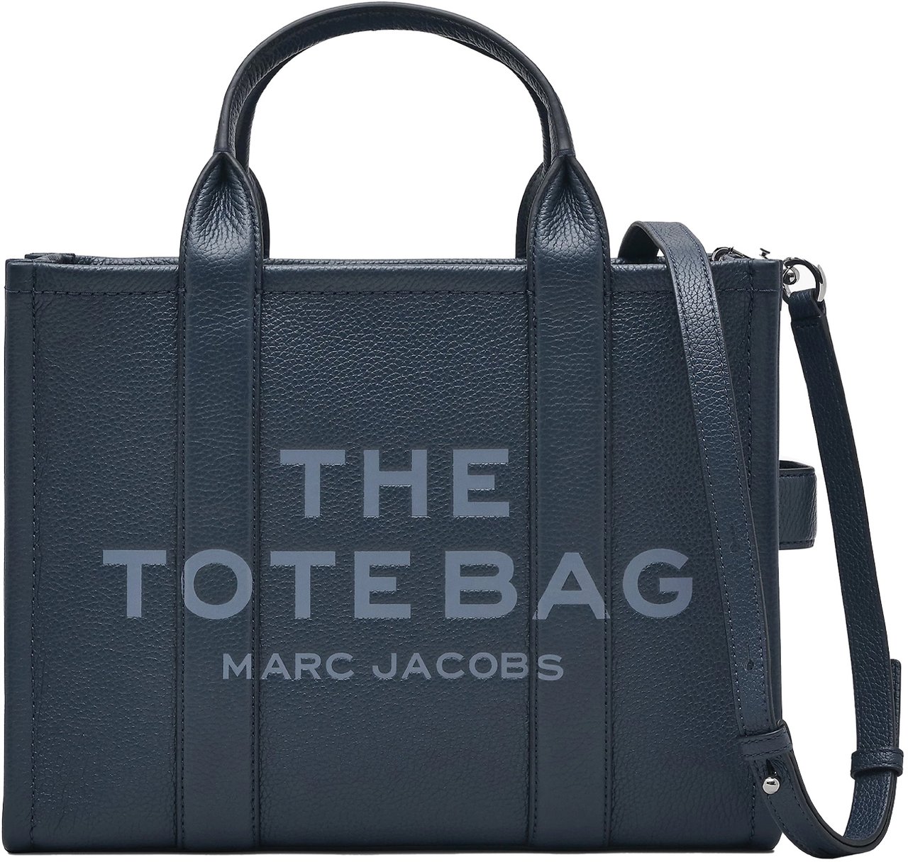 Marc Jacobs The Medium Tote Leather Blue Sea Blauw