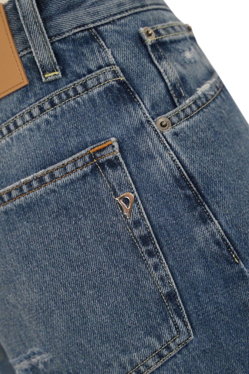 Dondup Trousers Blue Blauw
