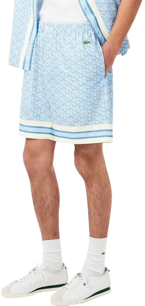 Lacoste shorts lacoste 2 Blauw
