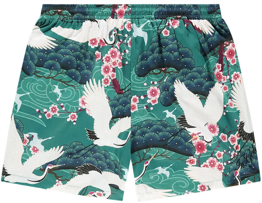 In Gold We Trust The Birds Swim Short Divers