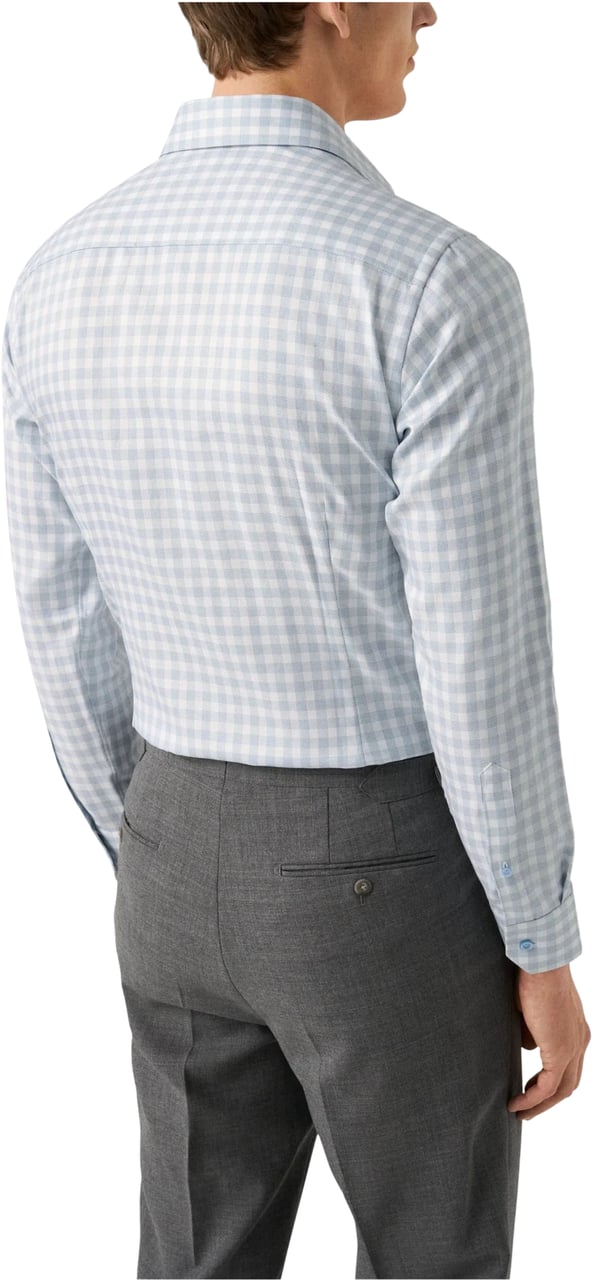 Eton Eton  Lange Mouw Overhemden Blauw 100014022 Blauw