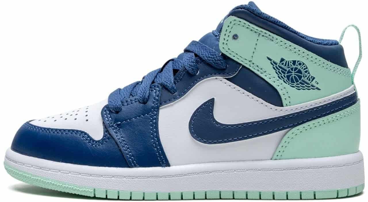 Nike Air Jordan 1 Mid Blue Mint (TD) Divers