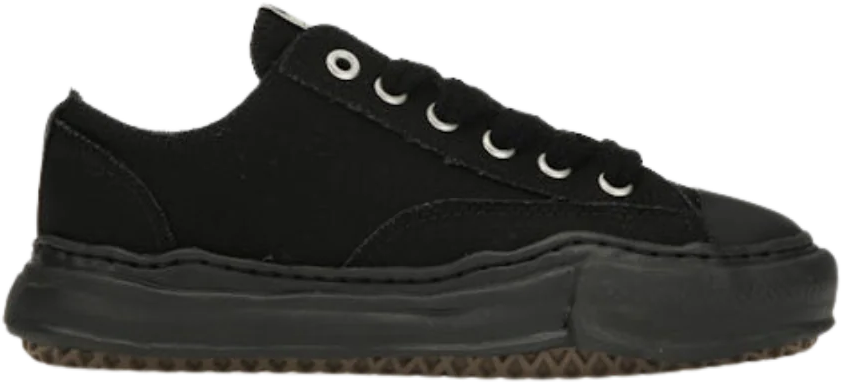 Maison Mihara Yasuhiro Maison Mihara Yasuhiro Peterson OG Sole Canvas Low Black Black Zwart
