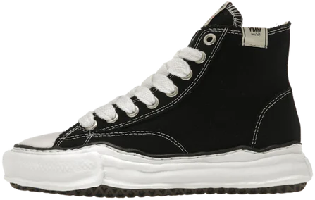 Maison Mihara Yasuhiro Maison Mihara Yasuhiro Peterson OG Sole Canvas High Black Zwart