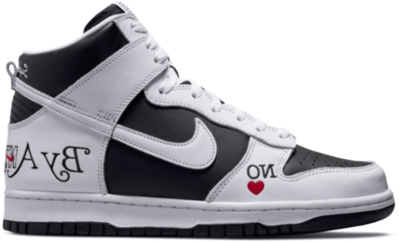 Nike Nike SB Dunk High Supreme By Any Means Zwart