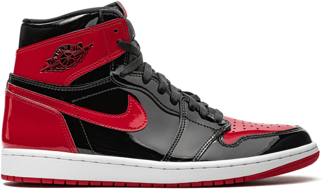 Nike Air Jordan 1 Retro High OG Patent Bred Zwart