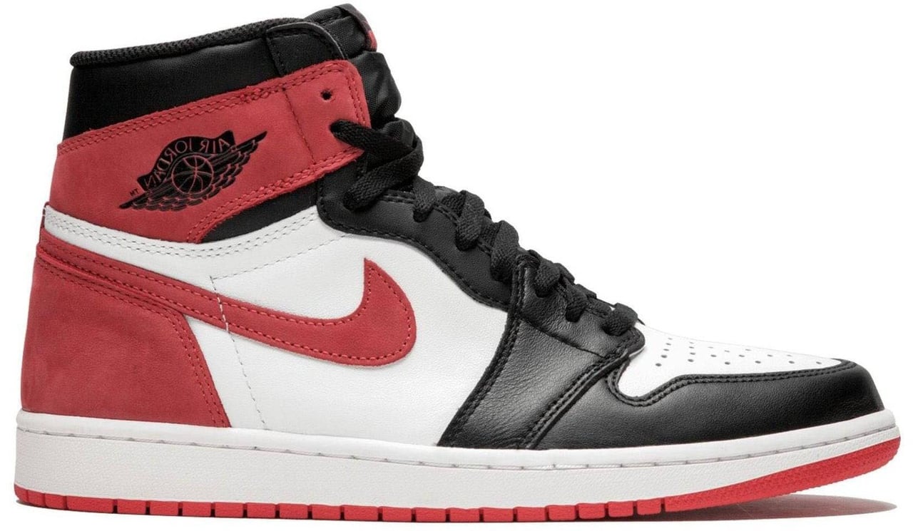 Nike Air Jordan 1 Retro High OG Track Red Zwart