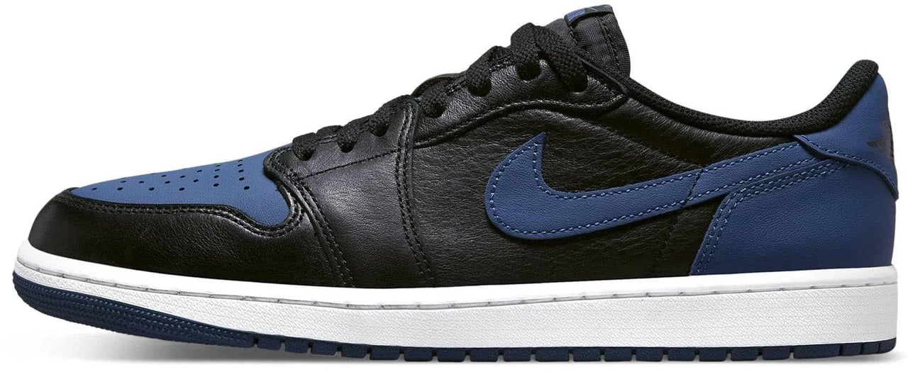 Nike Air Jordan 1 Retro Low OG Mystic Navy Zwart