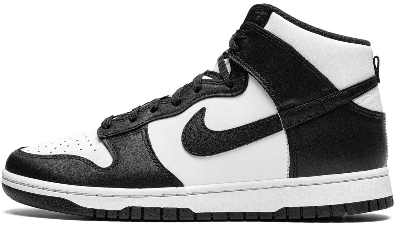 Nike Nike Dunk High Black White Panda Zwart