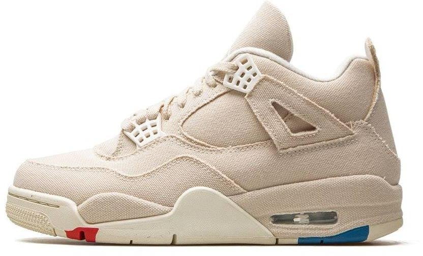 Nike Air Jordan 4 Retro Blank Canvas Beige