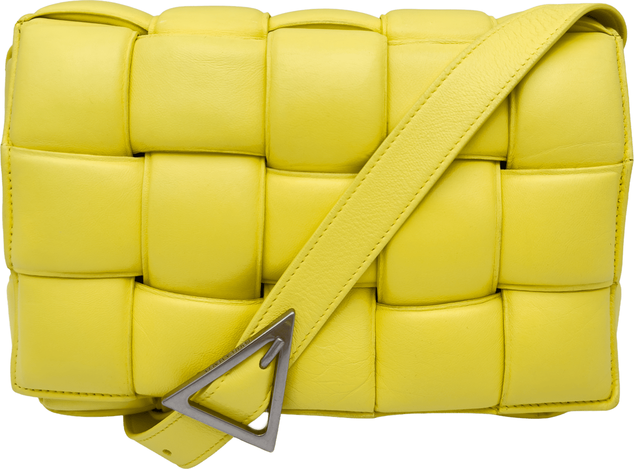 Bottega Veneta Bottega Veneta Padded Cassette - Light Yellow Geel