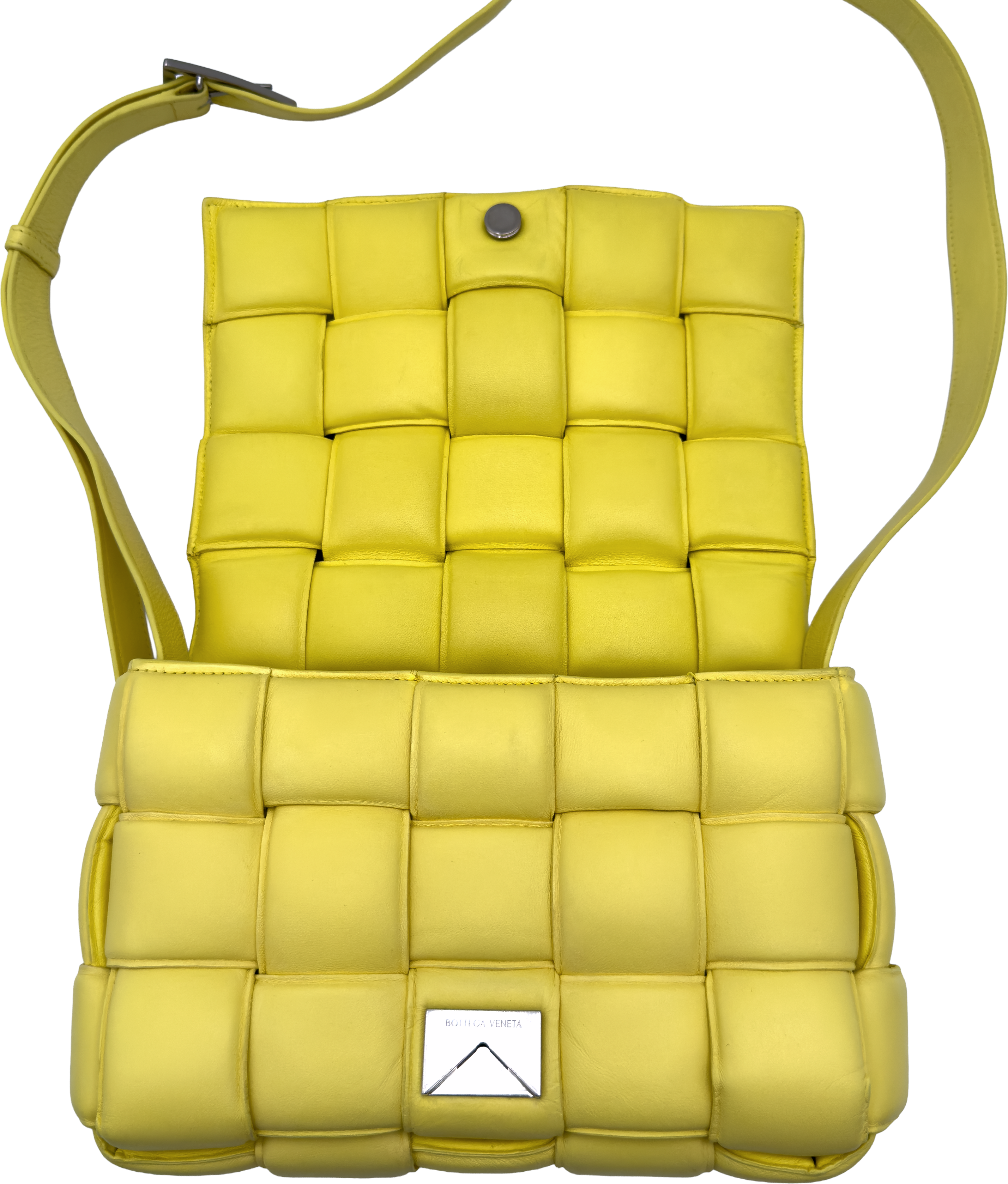 Bottega Veneta Bottega Veneta Padded Cassette - Light Yellow Geel