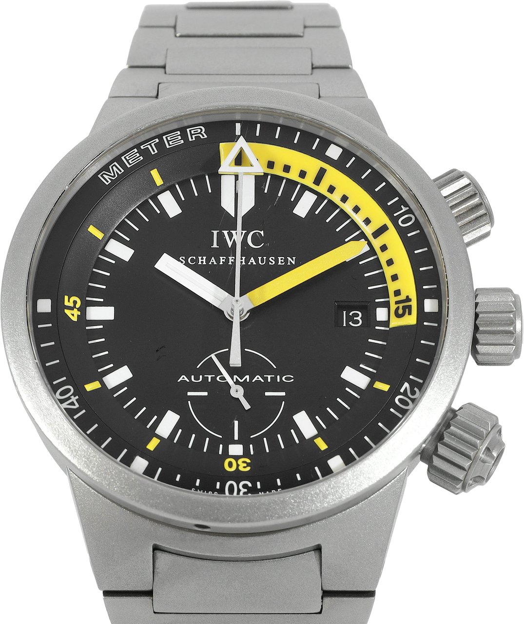 IWC Aquatimer Zwart