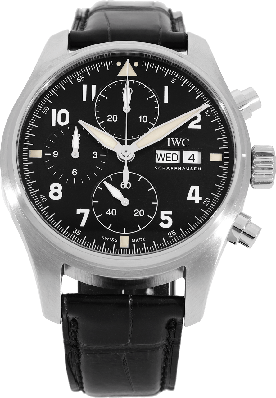 IWC Pilot's Watch Zwart