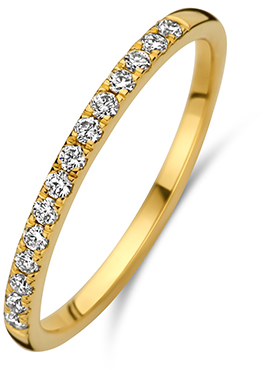 Blush Blush Ring LG1012Y/54 14k Geelgoud 0.21crt G SI Briljant Lab Grown Diamant Maat 54 Divers
