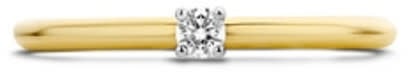 Blush Blush Ring 1601BDI/54 14k Geelgoud 0,06crt G SI Briljant geslepen Diamant Maat 54 Divers