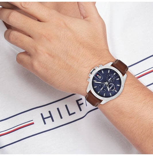 Tommy Hilfiger Tommy Hilfiger TH1792195 Horloge Heren 43mm Zilver