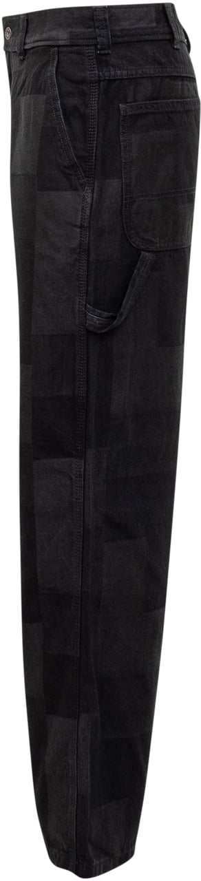 Dickies Pantaloni Jacquard Carpenter Zwart