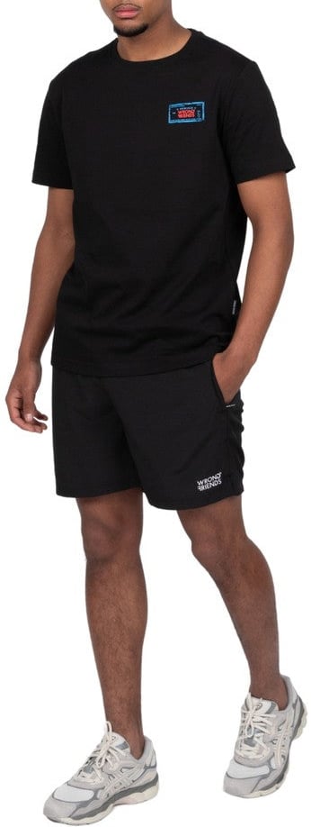 Wrong Friends ALOHA T-SHIRT - BLACK Zwart