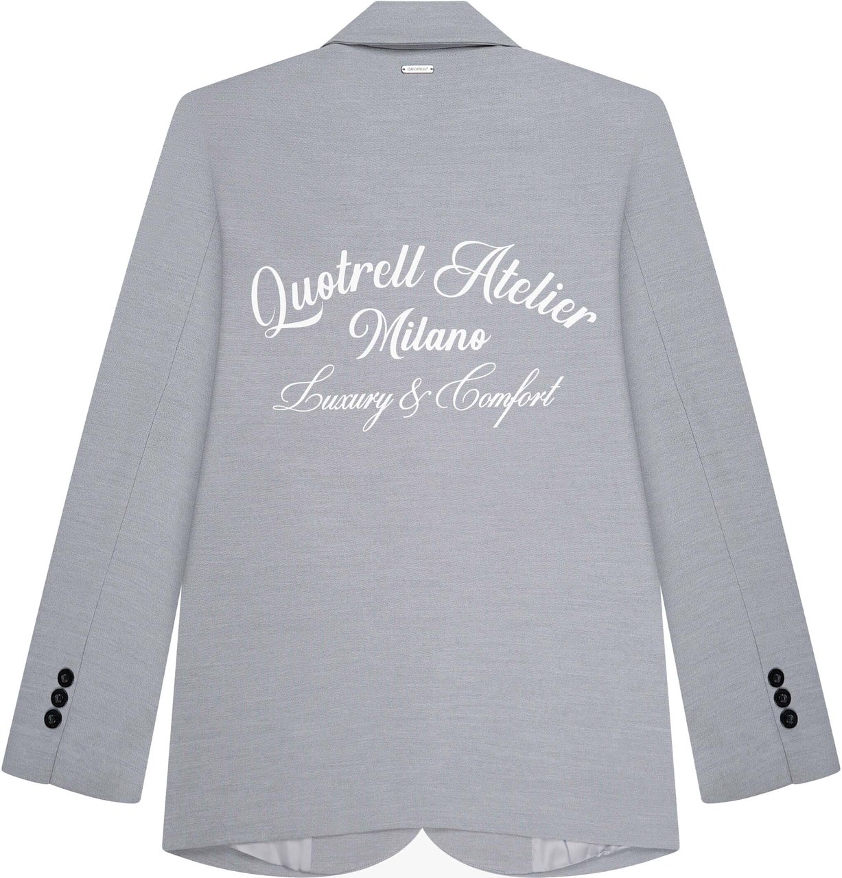 Quotrell Naya Oversized Blazer | Light Grey Grijs