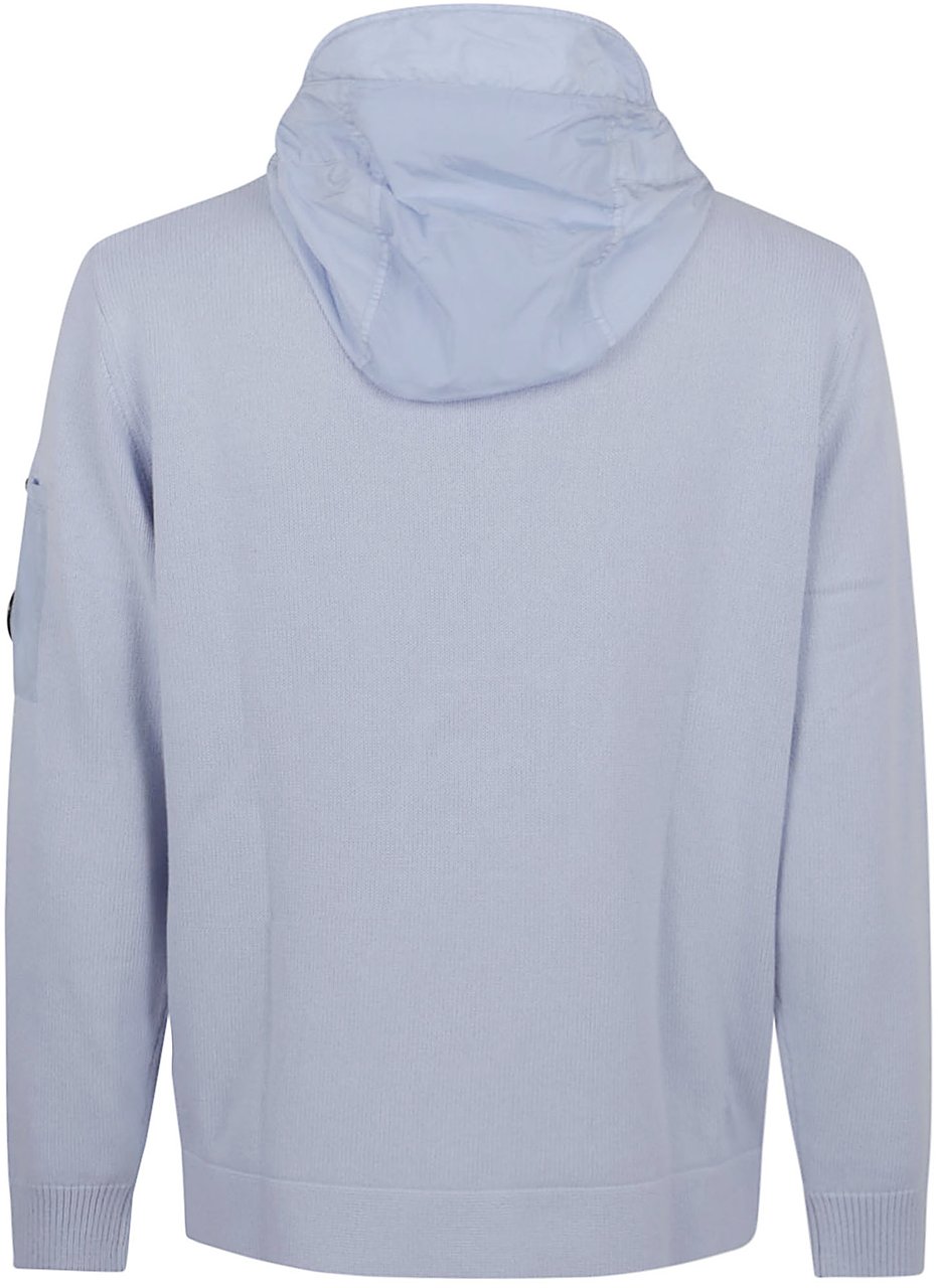 CP Company hooded knit Blauw