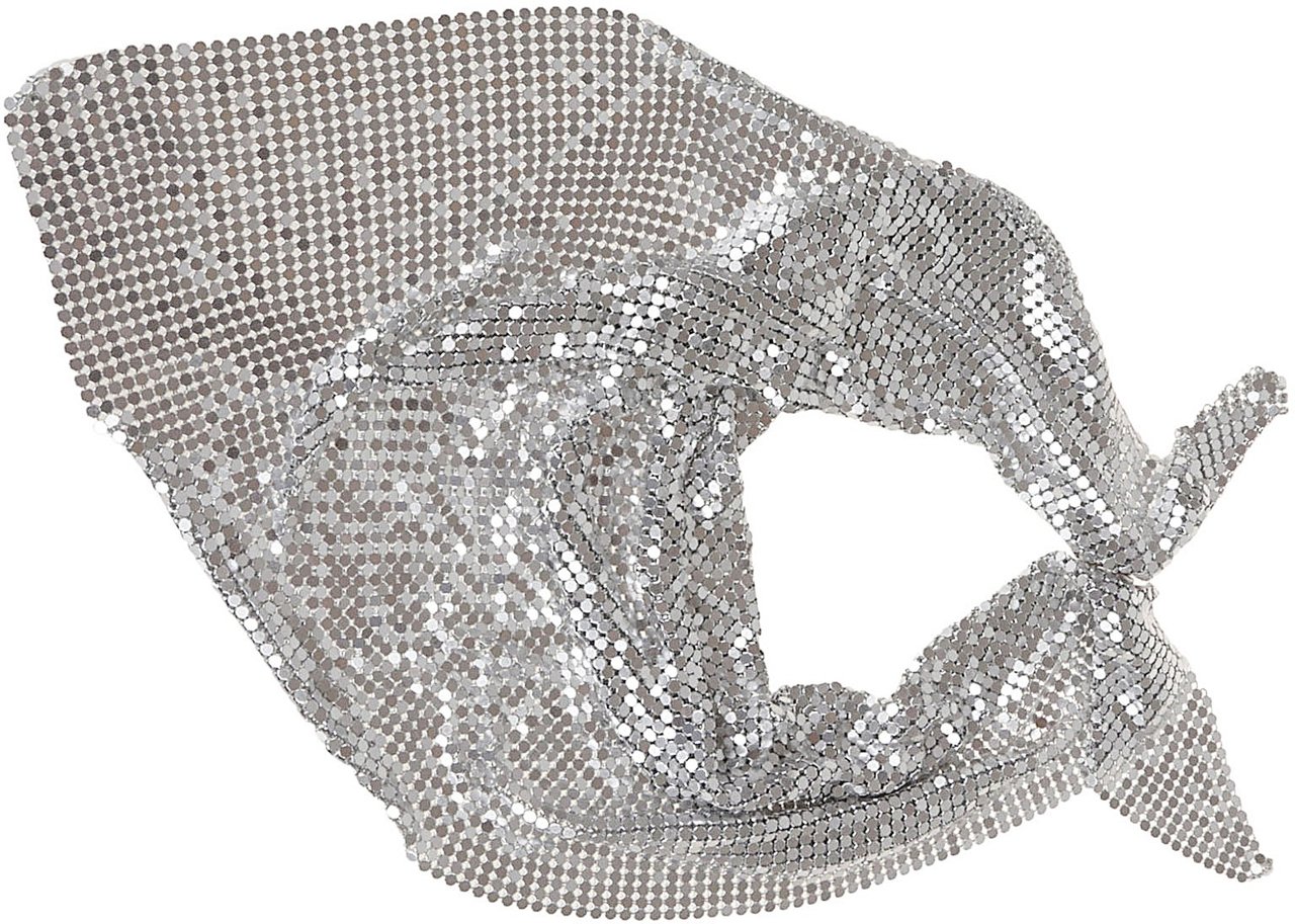 Paco Rabanne scarf Metallic