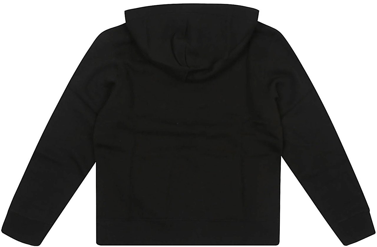 Ralph Lauren ls po hood-tops-knit Zwart