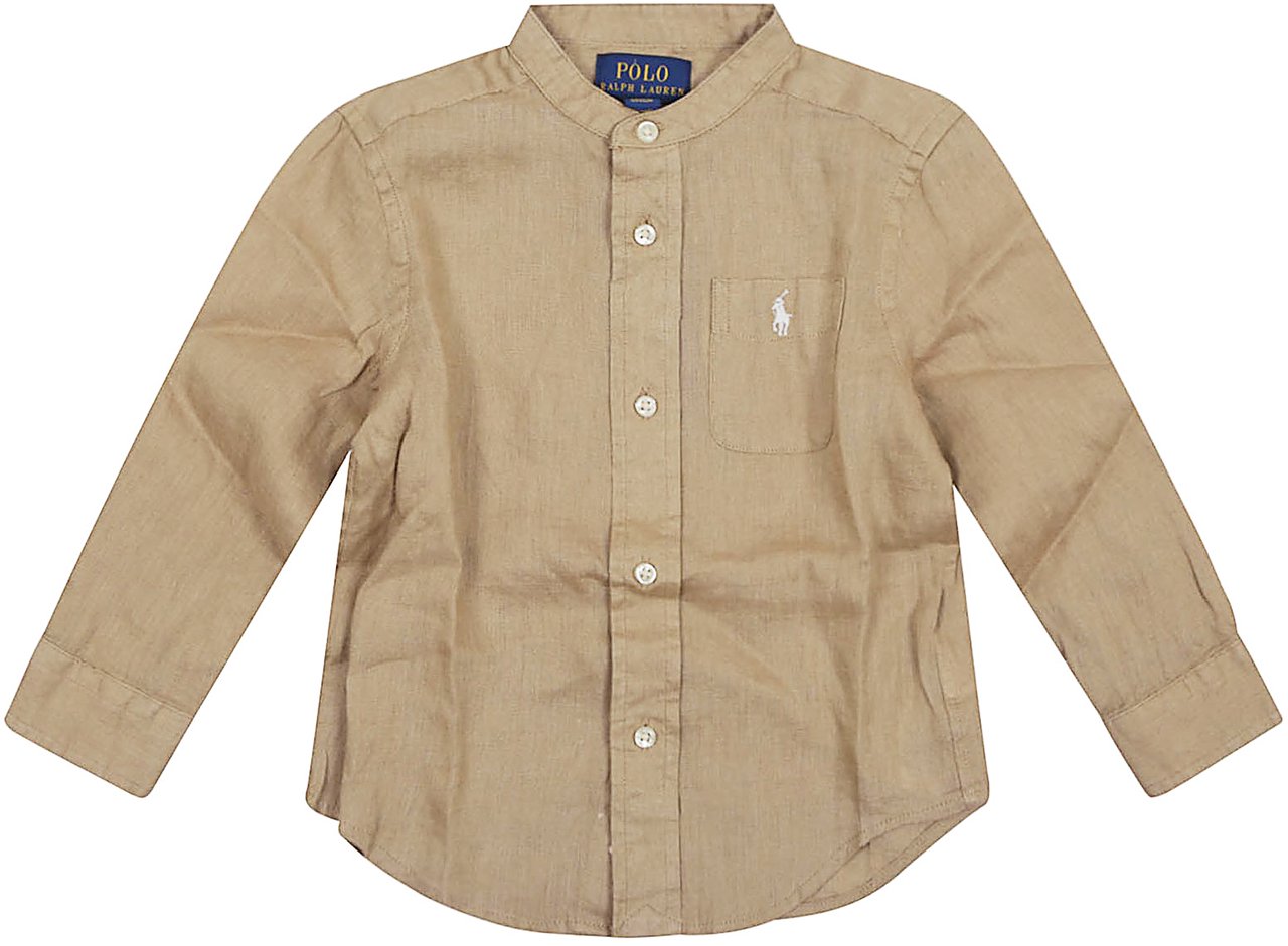 Ralph Lauren postboy band-shirts-sport shirt Bruin