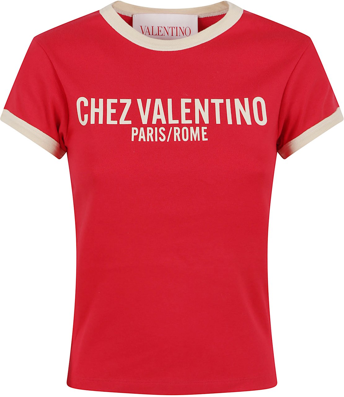 Valentino t-shirt pattern Wit