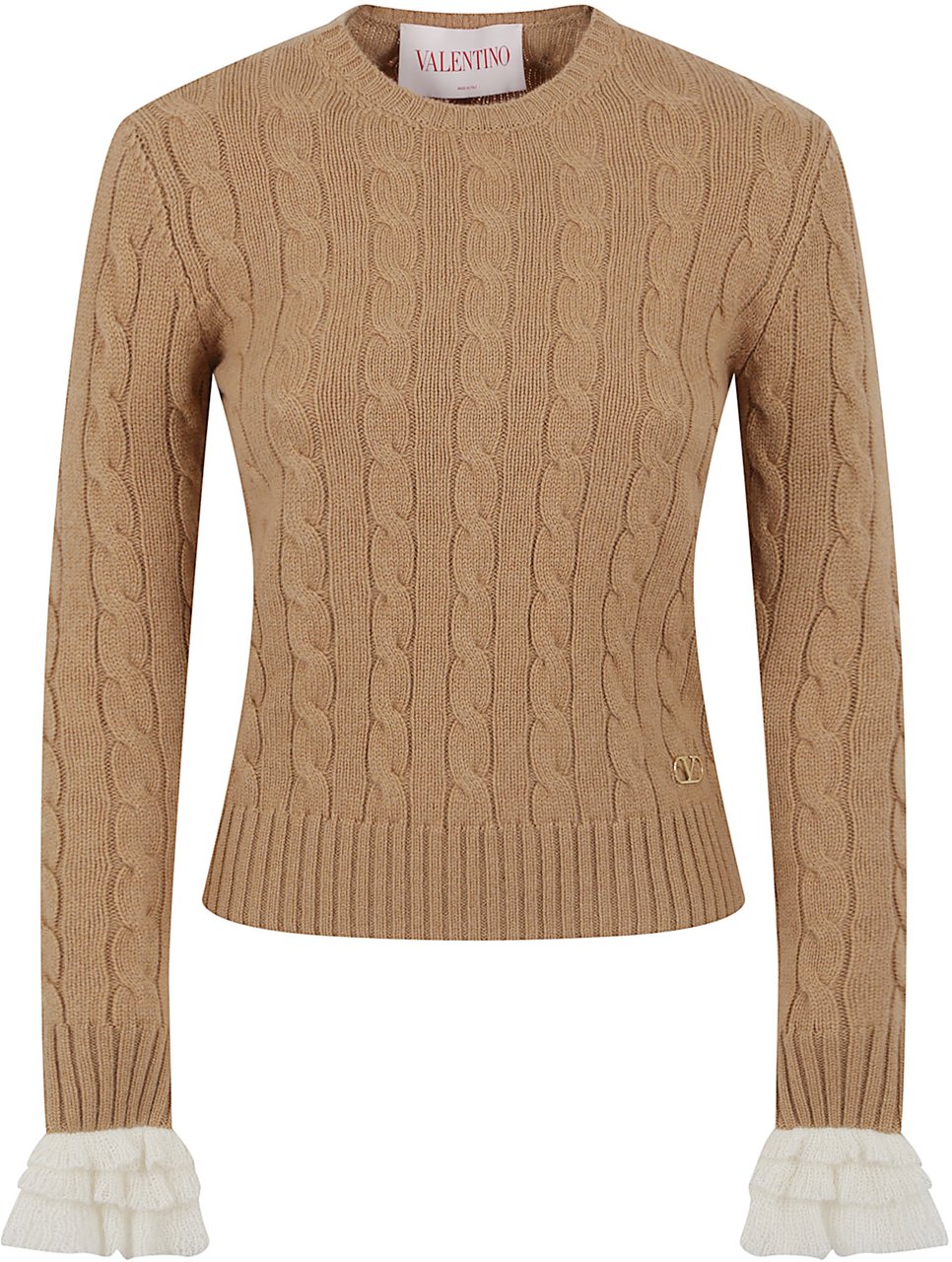 Valentino maglia solid Bruin
