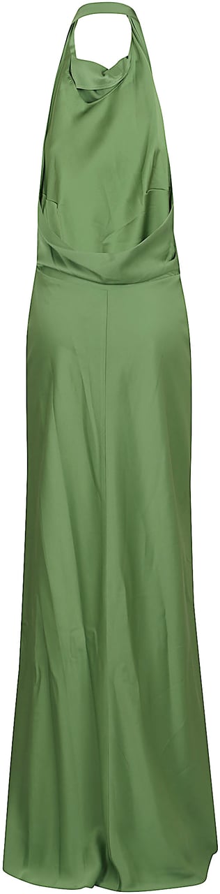 Jonathan Simkhai reannon draped gown Groen