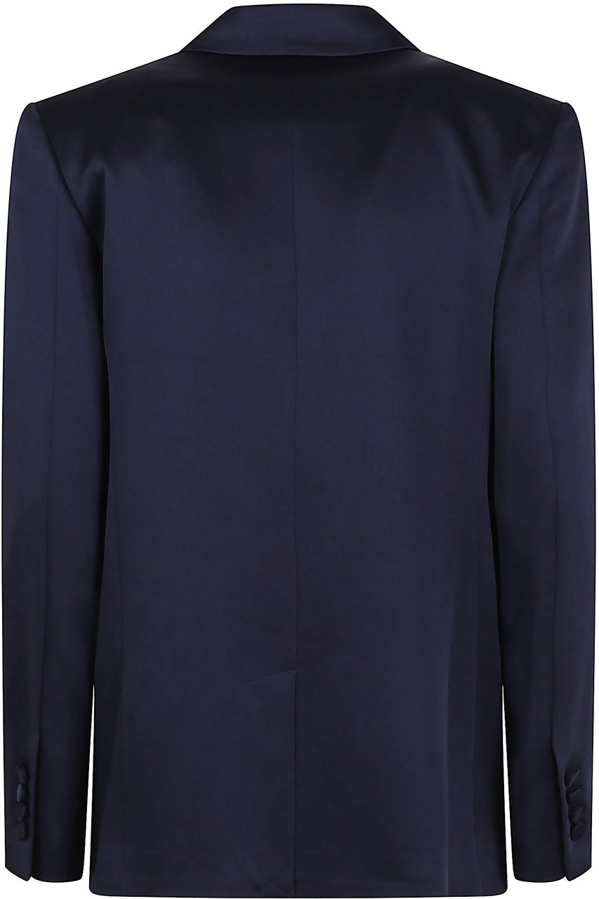 Jonathan Simkhai norah double breasted blazer Blauw