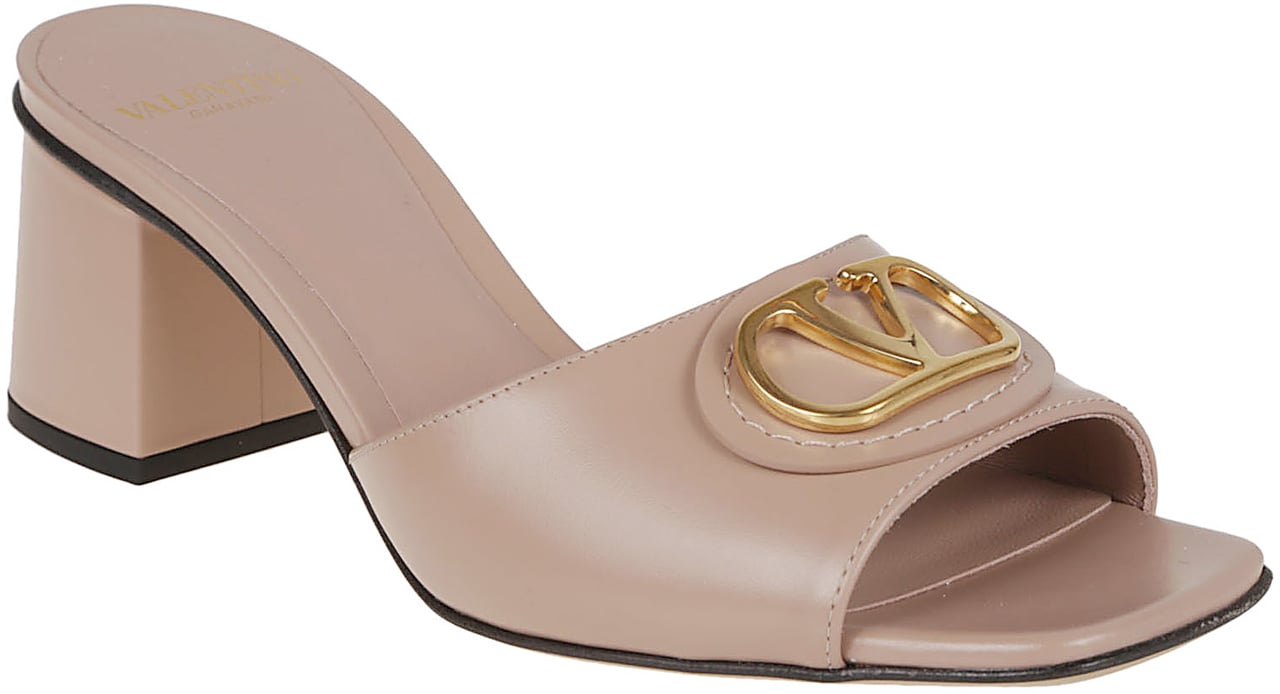 Valentino slide vlogo antique brass logo Neutraal