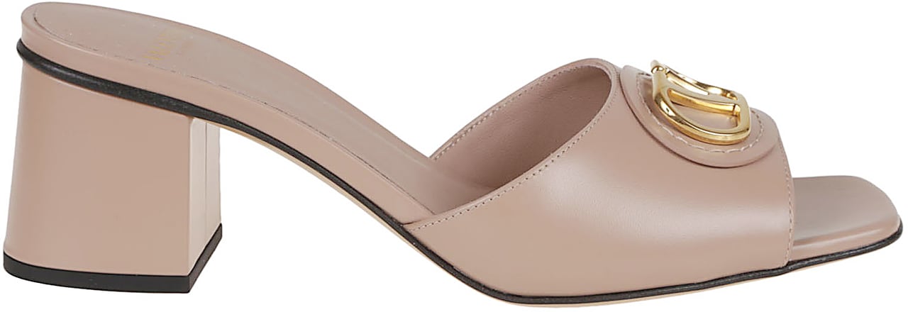 Valentino slide vlogo antique brass logo Neutraal